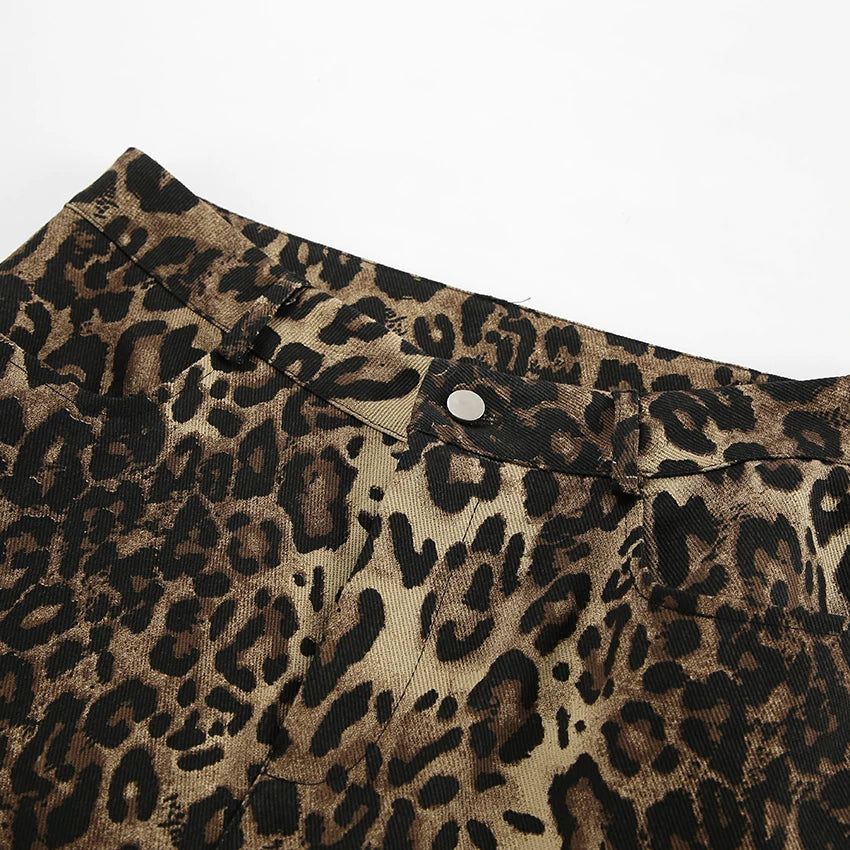 Luipaardprint broek