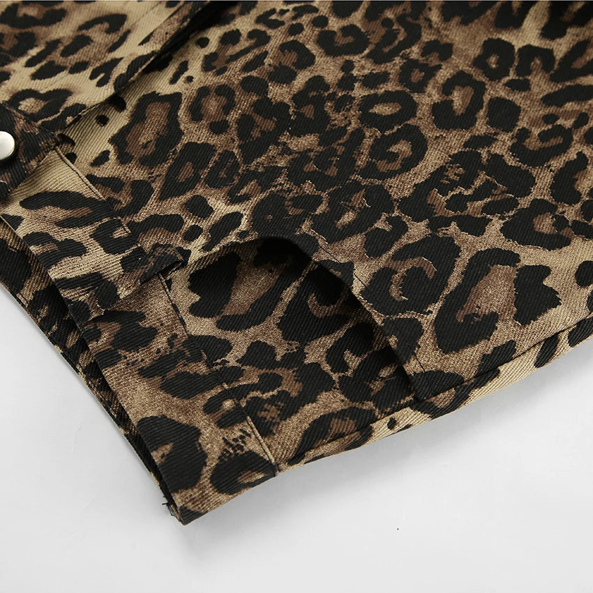 Luipaardprint broek
