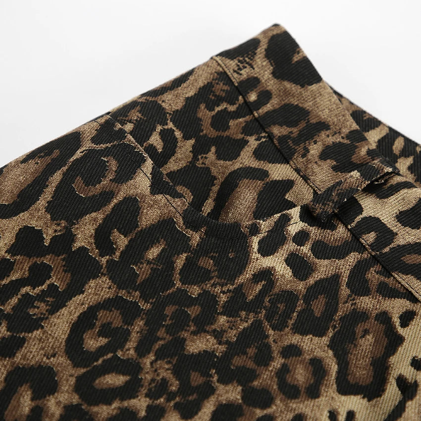 Luipaardprint broek