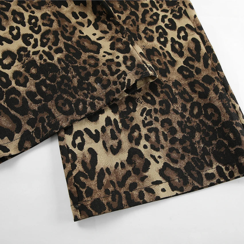 Luipaardprint broek