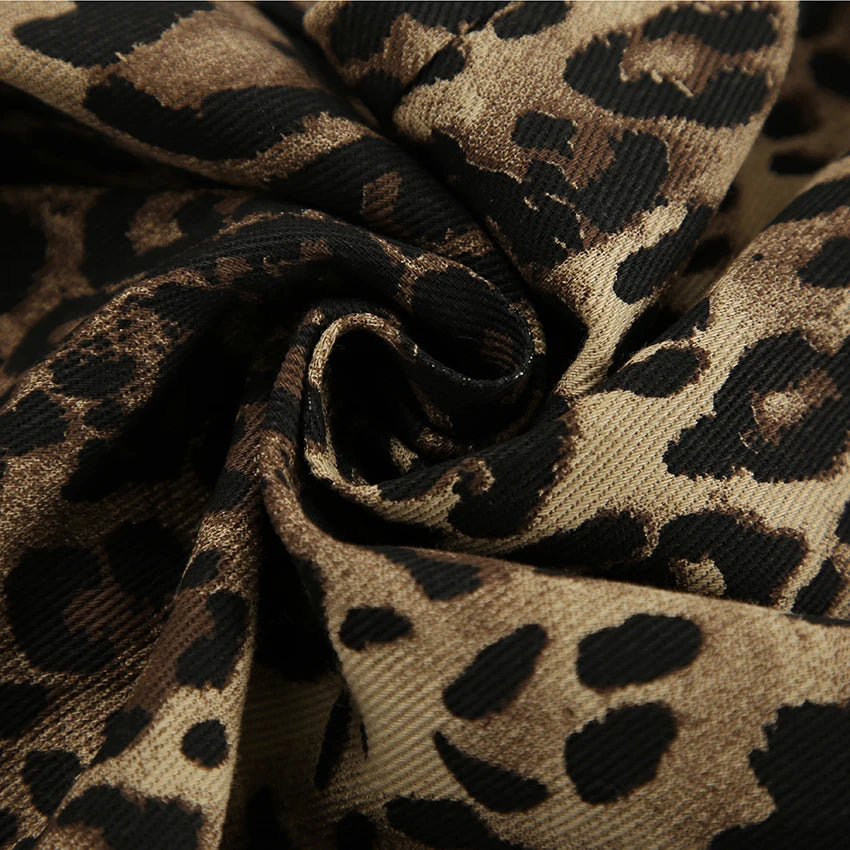 Luipaardprint broek